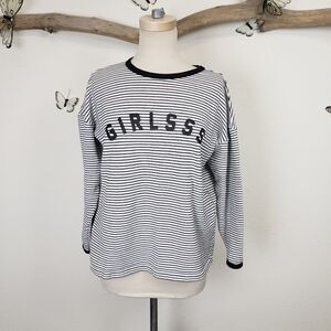 Misguided striped girlsss sweater